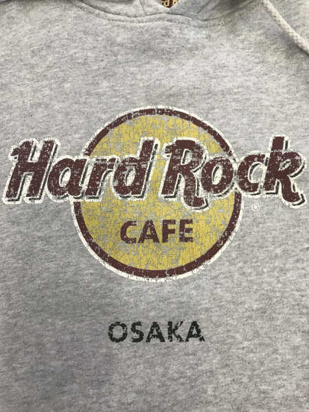 HARD ROCK CAFE 大阪スウェットPOパーカー(L)グレー[値下]