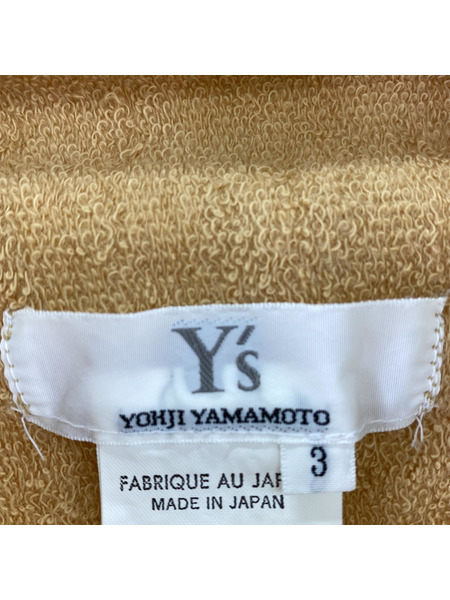 Yohji Yamamoto パーカー(ジップアップ) Y'S/フルジップジャケット/ベージュ[値下]