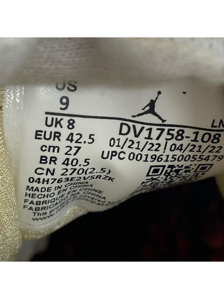 NIKEEastside Golf × Air Jordan12Muslin/Black Burnt Sunrise