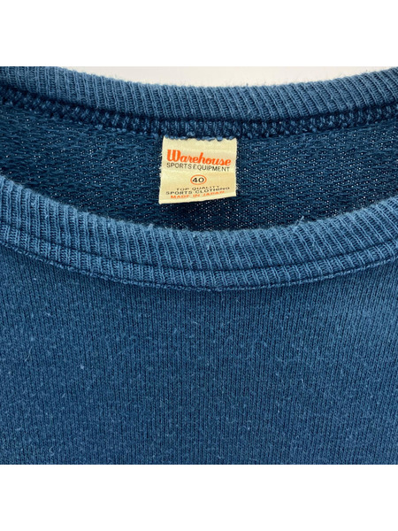 WAREHOUSE 長袖Tシャツ・カットソー 無地 紺 40