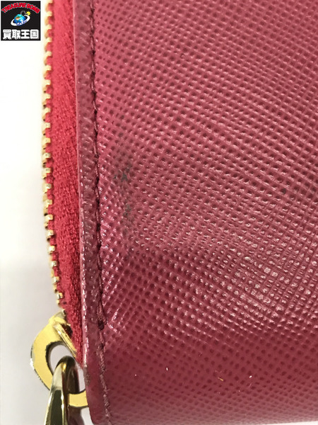 PRADA 長財布 サフィアーノ ピンク