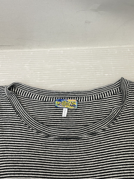 LOEWE 20SS Eye LOEWE Nature Stripe Cropped T-Shirt ボーダーTee M