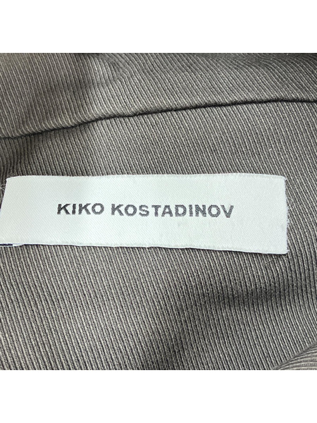 KIKO KOSTADINOV/KK.JACKET.04/フードジャケット/46/ブラウン