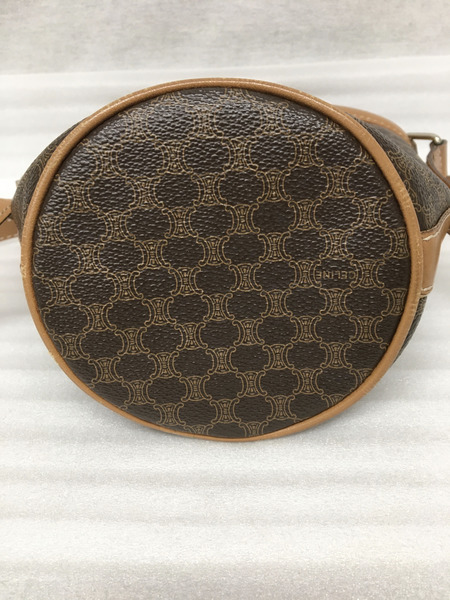 CELINE セリーヌ マカダム 巾着ショルダーバッグ