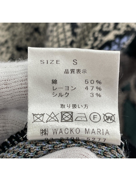 WACKO MARIA PYTHON KNIT POLO S