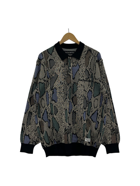 WACKO MARIA PYTHON KNIT POLO S