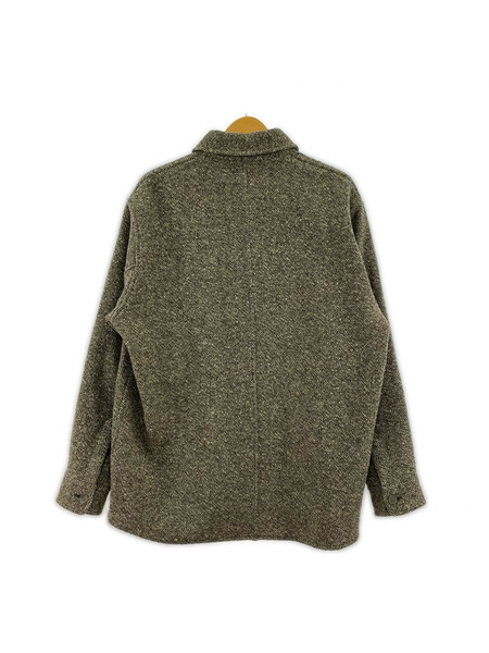 AURALEE 長袖シャツ HOMESPUN TWEED SHIRT-3