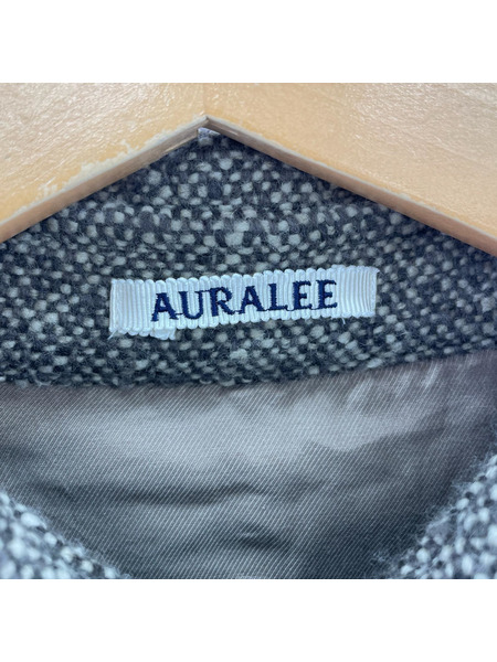 AURALEE 長袖シャツ HOMESPUN TWEED SHIRT-3