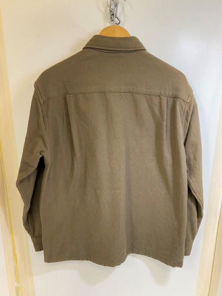 BIG MIKE ワークシャツジャケット ヘビーネル (M) BRN　10203-5216