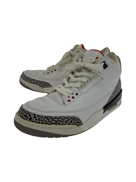 NIKE AIR JORDAN 3 RETRO WHITE CEMENT US10 28.0cm