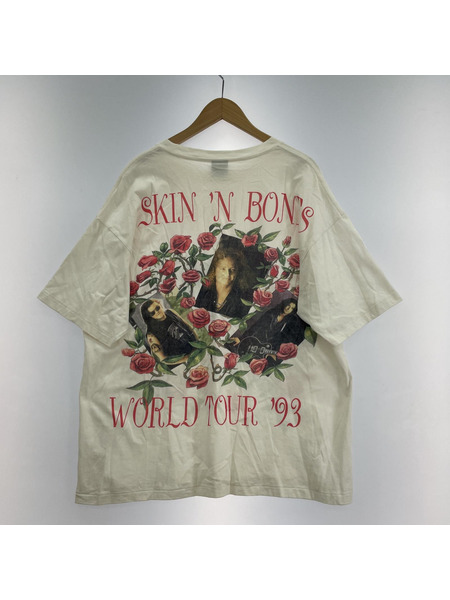 OLD・VINTAGE 90s GUNS N ROSES S/Sカットソー（L）白