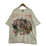 OLD・VINTAGE 90s GUNS N ROSES S/Sカットソー（L）白