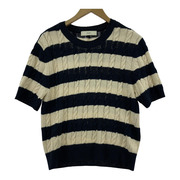 Dunst ボーダーS/Sニット M