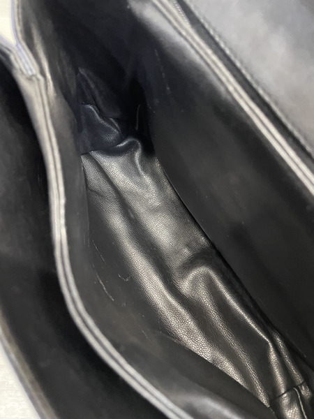 Christian Dior CDロゴ フラップ ショルダーバッグ ネイビー