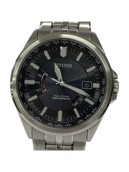 CITIZEN エコドライブ 腕時計 ソーラー電波 SS 10気圧防水