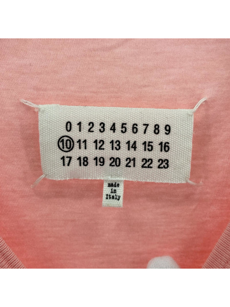 MAISON MARGIELA 19SS ロゴプリント S/Sカットソー ピンク (44)