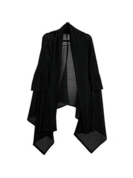 PLEATS PLEASE ブルゾン・ジャンパー プリーツ 2Way グレー (-)