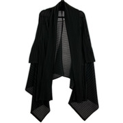 PLEATS PLEASE ブルゾン・ジャンパー プリーツ 2Way グレー (-)