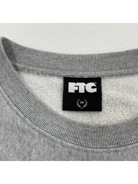 FTC SMALL BOX LOGO CREW NECK SWEAT（M）グレー[値下]