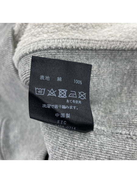 FTC SMALL BOX LOGO CREW NECK SWEAT（M）グレー[値下]