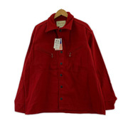 OLD・VINTAGE ジャケット melton 70s ウールジャケット L RED