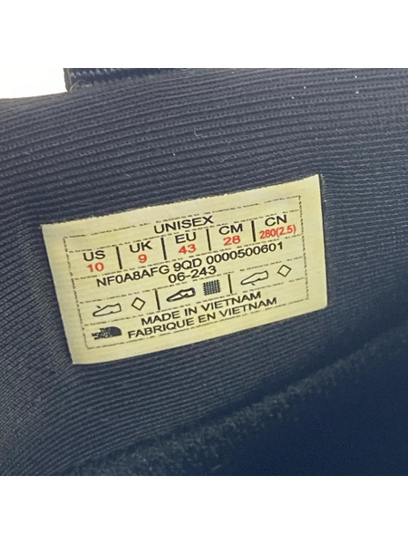 THE NORTH FACE スニーカー NF52442 GRAVAL SLIPON 黒 (28.0)