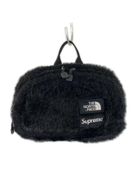 Supreme ショルダーバッグ ×THE NORTH FACE ファーウエストバッグ 黒