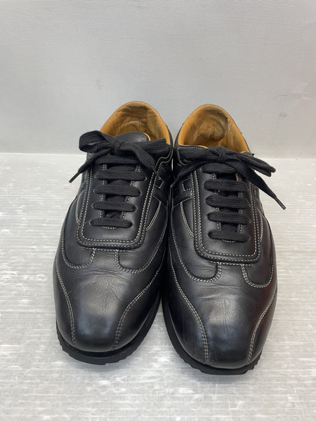 HERMES レザークイックスニーカー 42 1/2 黒[値下]