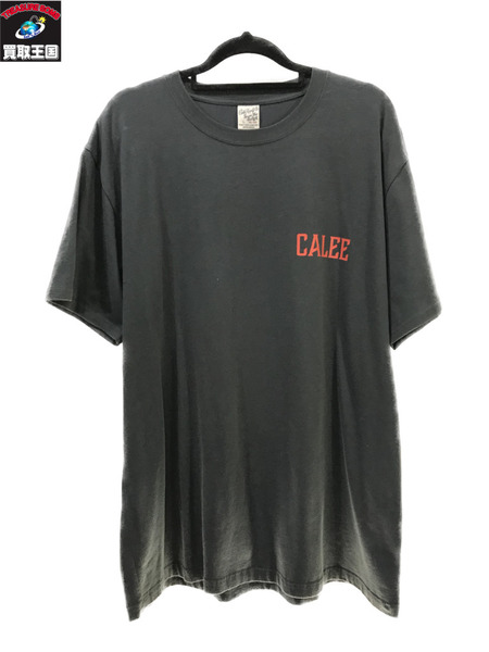 CALEE×Miho Murakami Stretch flower pattern t-shirt (L)/キャリー