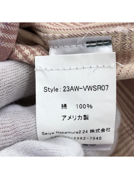 NOTSONORMAL/L/S/コットンシャツ/L/WREN