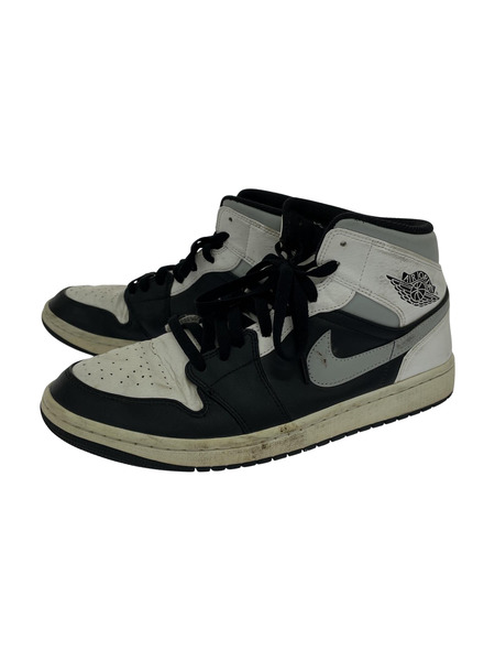 NIKE/AIR JORDAN 1 MID WHITE SHADOW/28cm