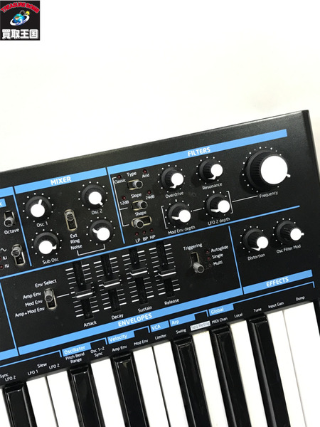 novation BassStation II アナログモノシンセ 通電OK/ﾊﾞｯｸﾞ付属