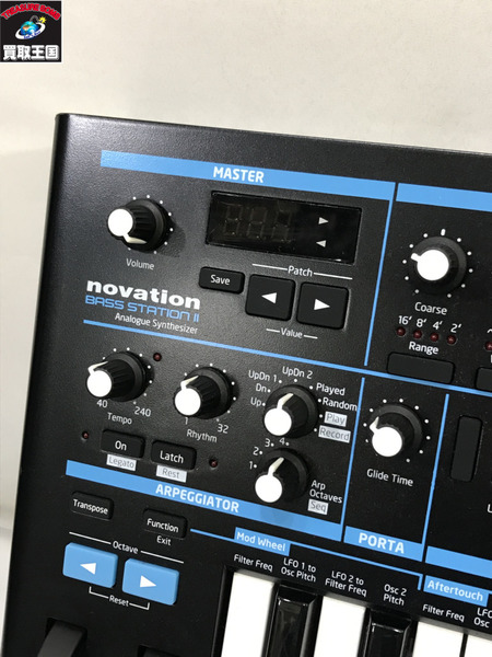 novation BassStation II アナログモノシンセ 通電OK/ﾊﾞｯｸﾞ付属