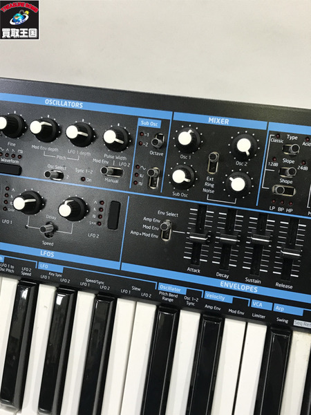 novation BassStation II アナログモノシンセ 通電OK/ﾊﾞｯｸﾞ付属