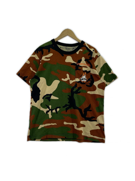 CHROME HEARTS 半袖Tシャツ・カットソー xMATTY BOY PPO CAUTION 迷彩柄 (XL)