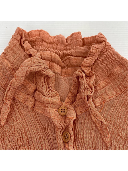 ISSEY MIYAKE 長袖シャツ カリフラワーシャツ ピンク-M