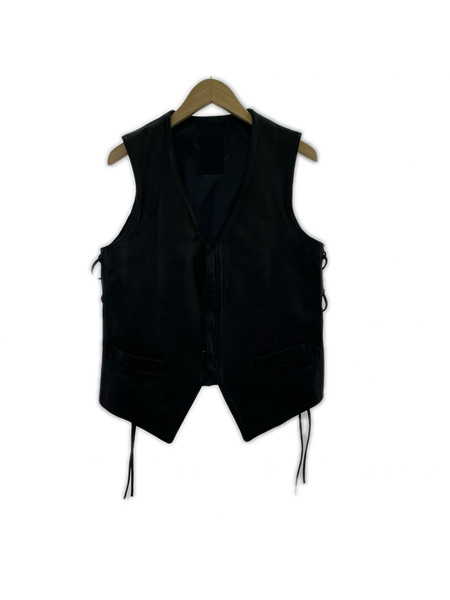kiryuyrik Lace Up Leather Vest レザーベスト M 黒 KJ-HLV13-700