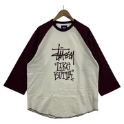 STUSSY　 台場限定 LIKE BUTTA ラグランTシャツ