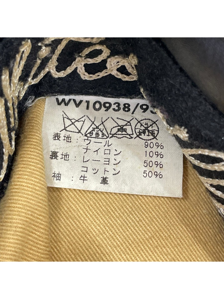 ジャケット WHITESVILLE アームレザー スタジャン