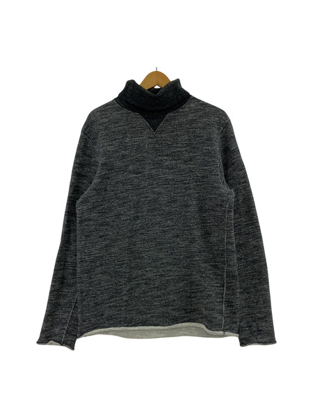 Jackman GG Sweat Turtleneck 霜降リ グレー L