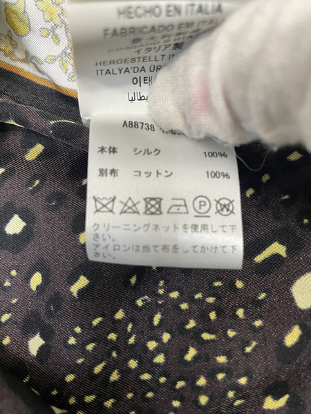 VERSACE シルク100％ バロックモザイク 総柄シャツ 40 A88738 A88738