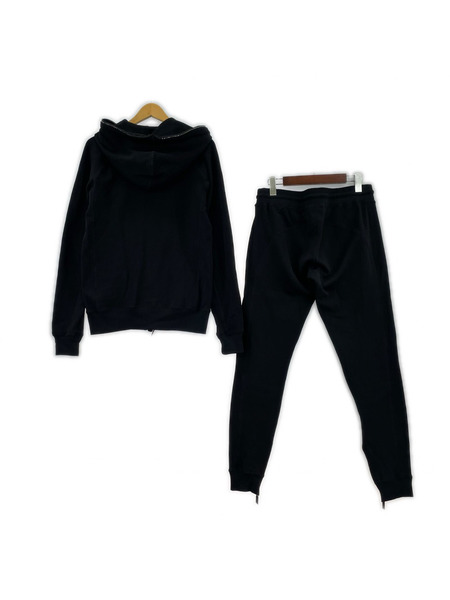 1 piu 1 uguale 3 セットアップ ラインストーンパーカー