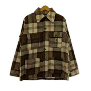 OLD・VINTAGE 長袖シャツ 60s Regent チェックウール シャツジャケット ベージュ