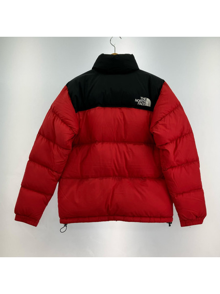 THE NORTH FACE Nuptse Jacket ND91841 赤×黒 (L)