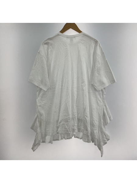 COMME des GARCONS SHIRT ラッフルディティールT M ホワイト