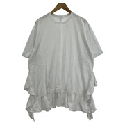 COMME des GARCONS SHIRT ラッフルディティールT M ホワイト