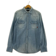 WTAPS 長袖シャツ デニムシャツ インディゴ L