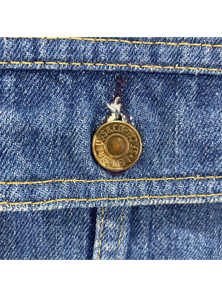 Levi's 90s パッチワーク刺繍デニムベスト（XL）