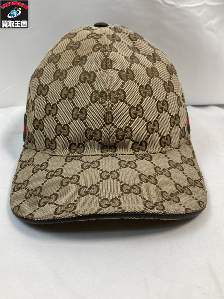 GUCCI グッチ ORIGINAL GG CANVAS BASEBALL CAP GGキャンバス ベースボール キャップ Lサイズ 59cm