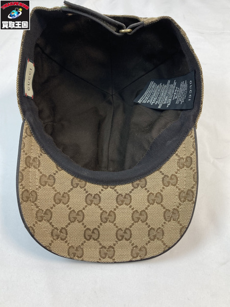 GUCCI グッチ ORIGINAL GG CANVAS BASEBALL CAP GGキャンバス ベースボール キャップ Lサイズ 59cm
